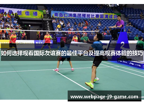 如何选择观看国际友谊赛的最佳平台及提高观赛体验的技巧