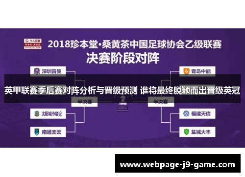 英甲联赛季后赛对阵分析与晋级预测 谁将最终脱颖而出晋级英冠 英甲联赛季后赛对阵分析与晋级预测 谁将最终脱颖而出晋级英冠